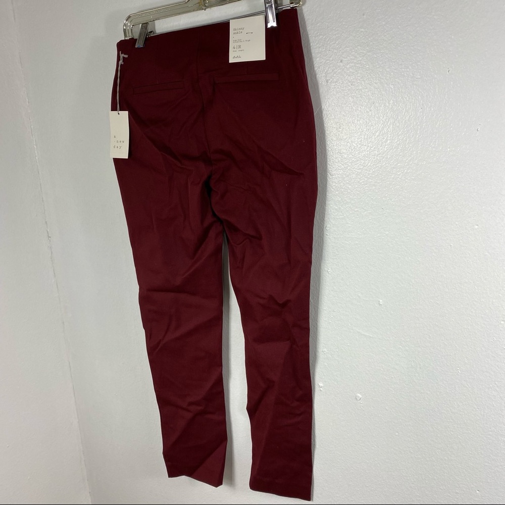 Womens High-Rise Skinny Ankle Pants